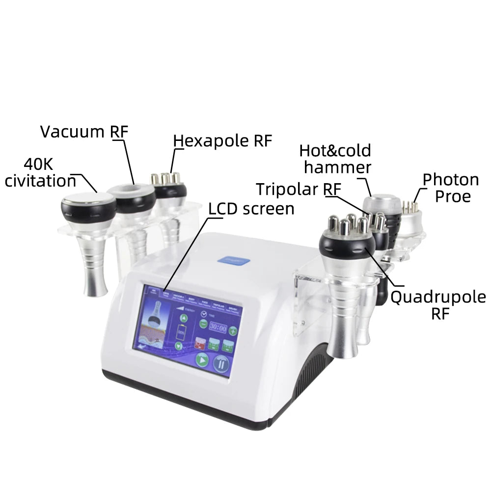 New Arrival 7 in 1 Body Shape Vacuum Cavitation Rf Body Slim Machine