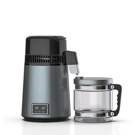 Water Distiller 4 L Distilled Water Maker 1.1 Gal Pure Water Distiller with Dual Temperature Display 750W Distilled Water Machin