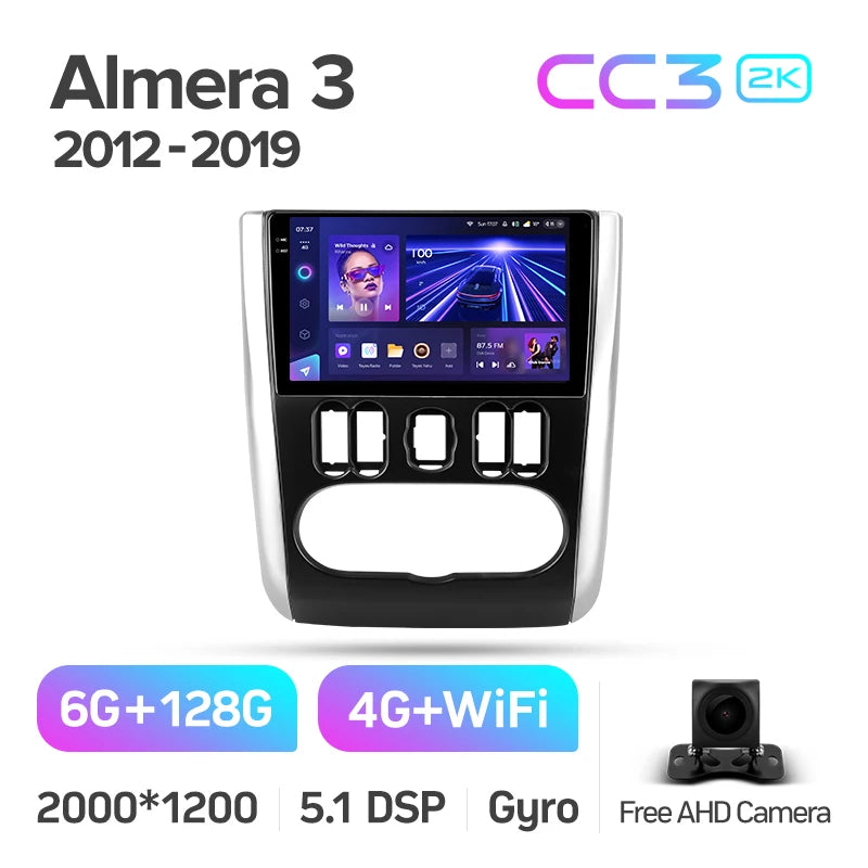 TEYES CC3 2K for Nissan Almera 3 G15 2012 - 2019 Car Radio Multimedia Video Player Navigation Stereo GPS Android 10 No 2din