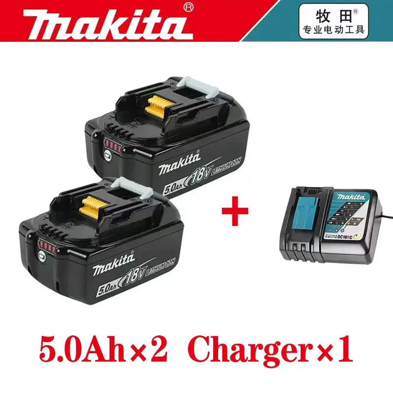 100% Original Makita battery, 18V 5.0Ah 6.0Ah 9.0Ah rechargeable battery, replacing Makita BL1830 BL1840 BL1850 BL1860B