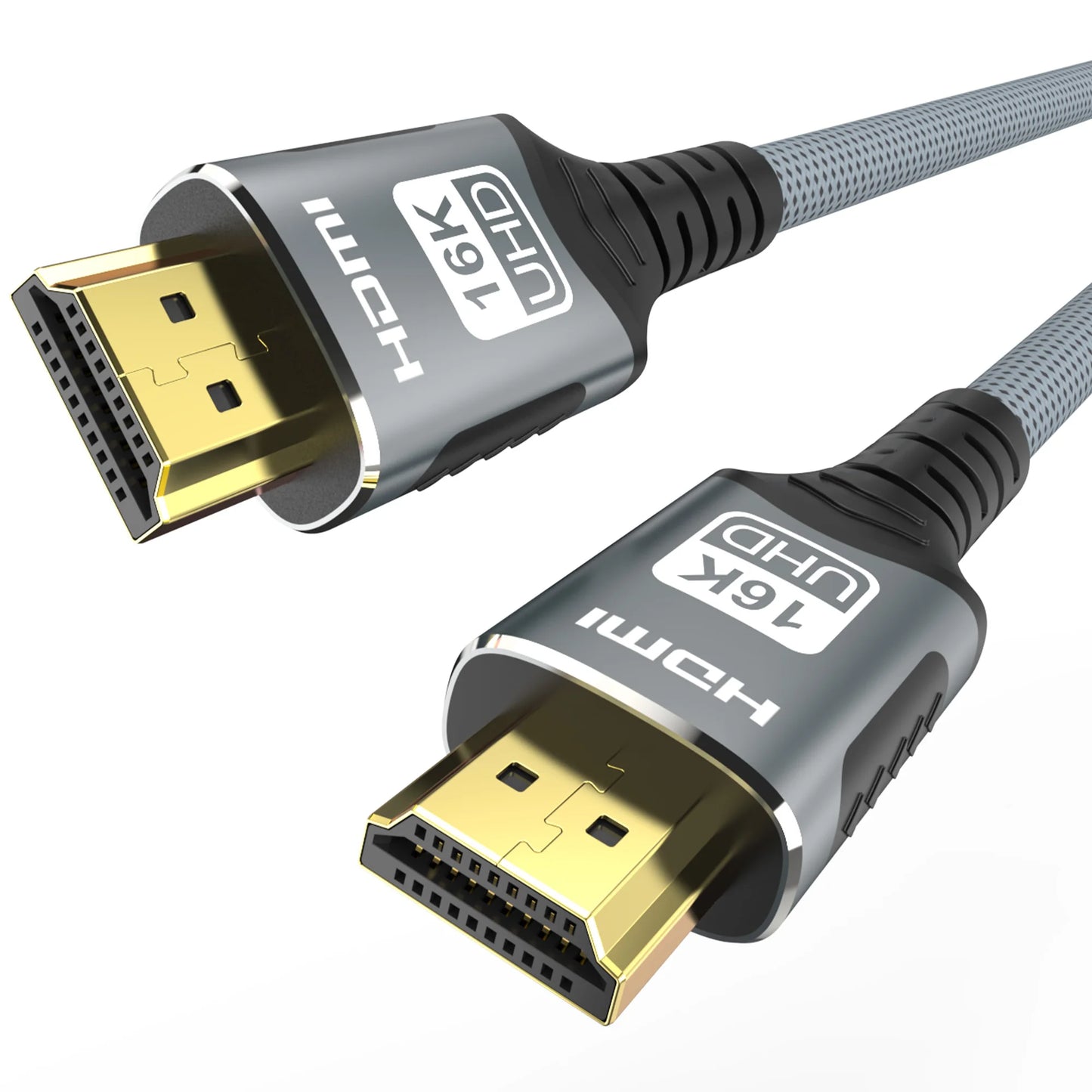 8K HDMI Cable 2.1 48Gbps High Speed HDMI Braided Cord-4K@120Hz 8K@60Hz, DTS:X, HDCP 2.2 & 2.3, HDR 10 for Compatible Laptop/PS5