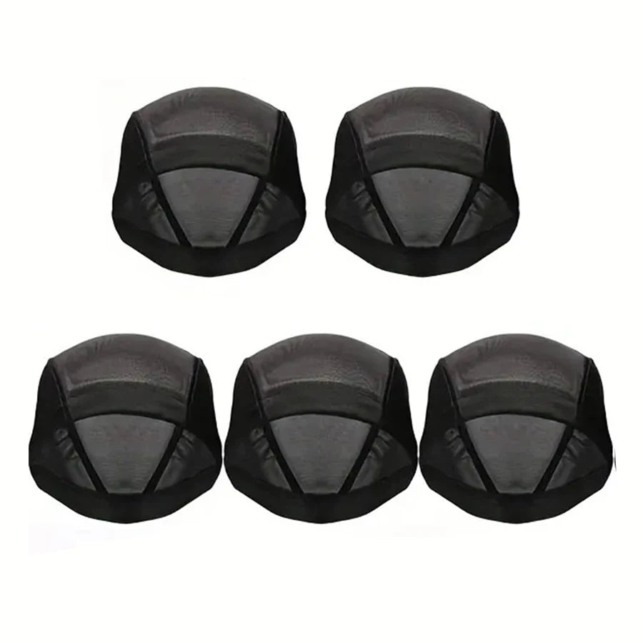 1-6PC Spandex Mesh Dome Wig Cap Easier Sew In Hair Stretchable Weaving Cap Weaving Wig Cap Stretchable Hairnets