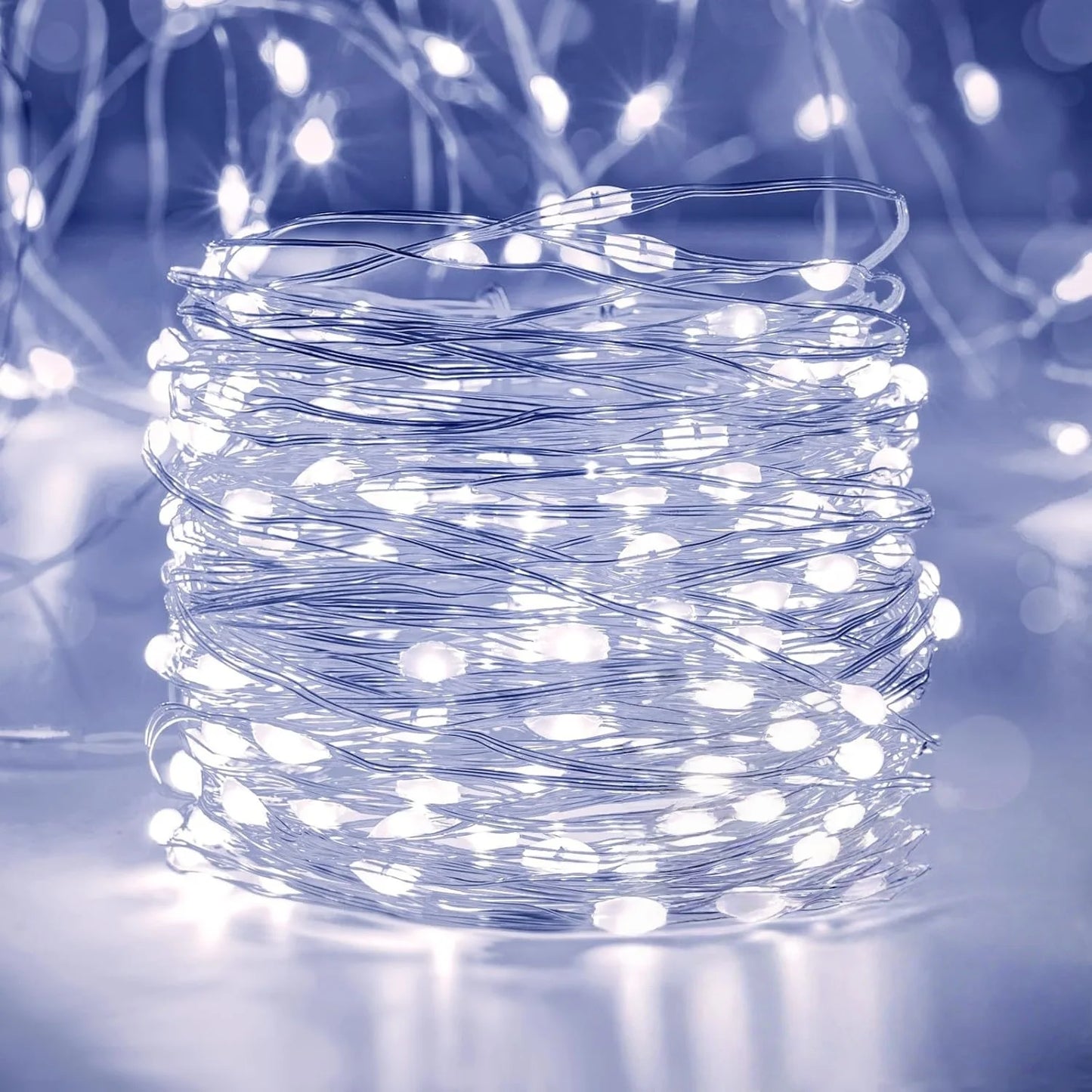Battery Powered 10/20/30/50/100LEDs String Lights Copper Wire Light for Holiday Lighting Camping Flower Wedding Christmas Decor