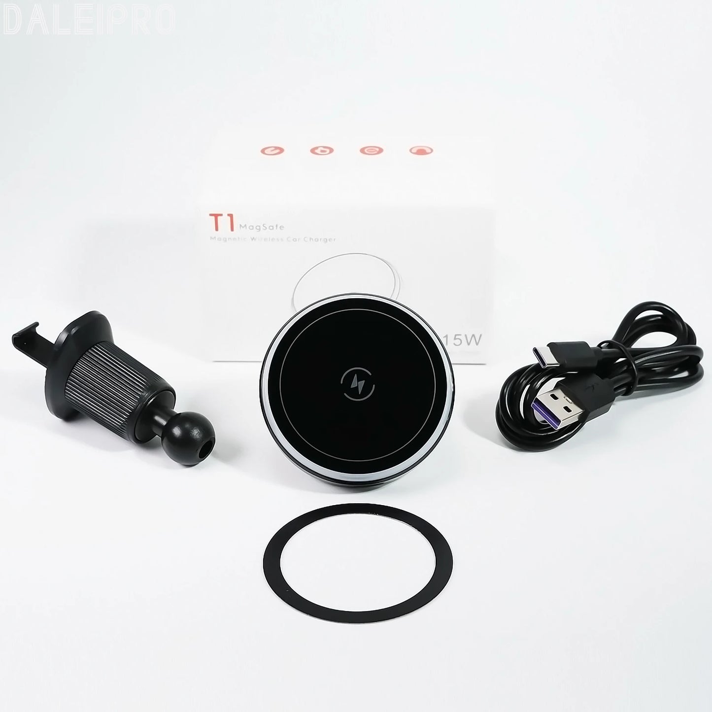 Cooling Phone Holder Car Magnetic Phone Cooler Semiconductor Active Coolers Cool Down Phone Qi 15W Magsafe Fast Wireless Charger