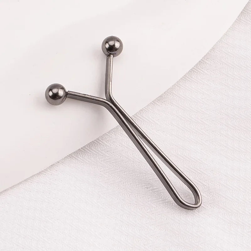 10pcs Invisible Metal Waist Clips Adjustable Button Clips for Jeans and Clothes Tightener with Hidden Design