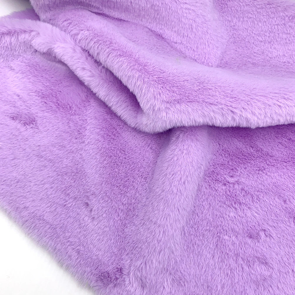 1Pcs 50/80/160cm Faux Rabbit Fur Fabric 100% Polyester 10mm Pile Super Soft Plush Fabric For Handmade Stuffed Toys Sewing Fabric