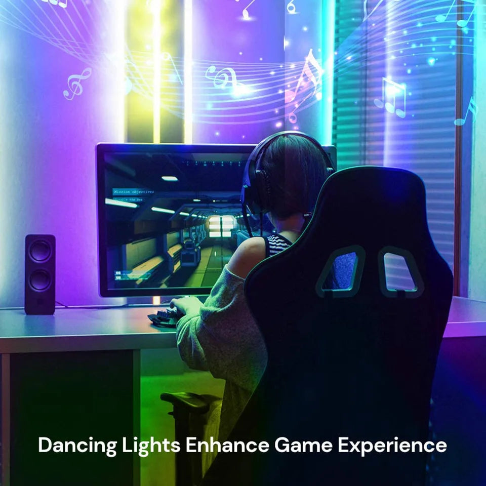 LED Strip Light 5050 USB Flexible Lamp TapeSound Sensor RGB Ribbon 1M 2M 3M 4M 5M DC5V Decoration TV BackLight