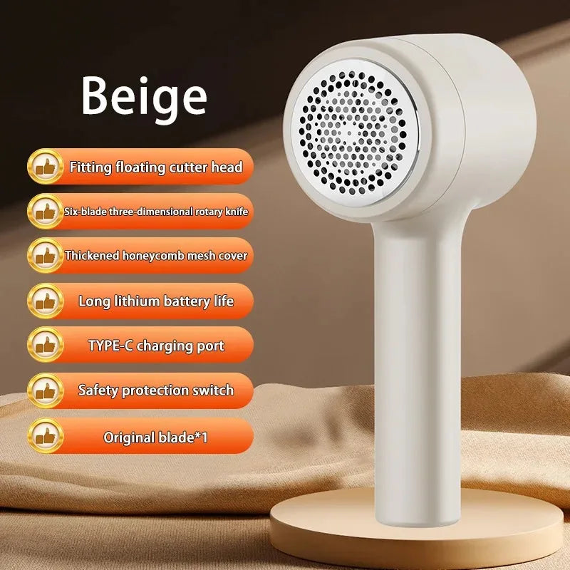 Rechargeable Clothes Lint Remover Hair Ball Trimmer Fabric Shaver Carpet Cleaner Dust Removal Home Care Tool