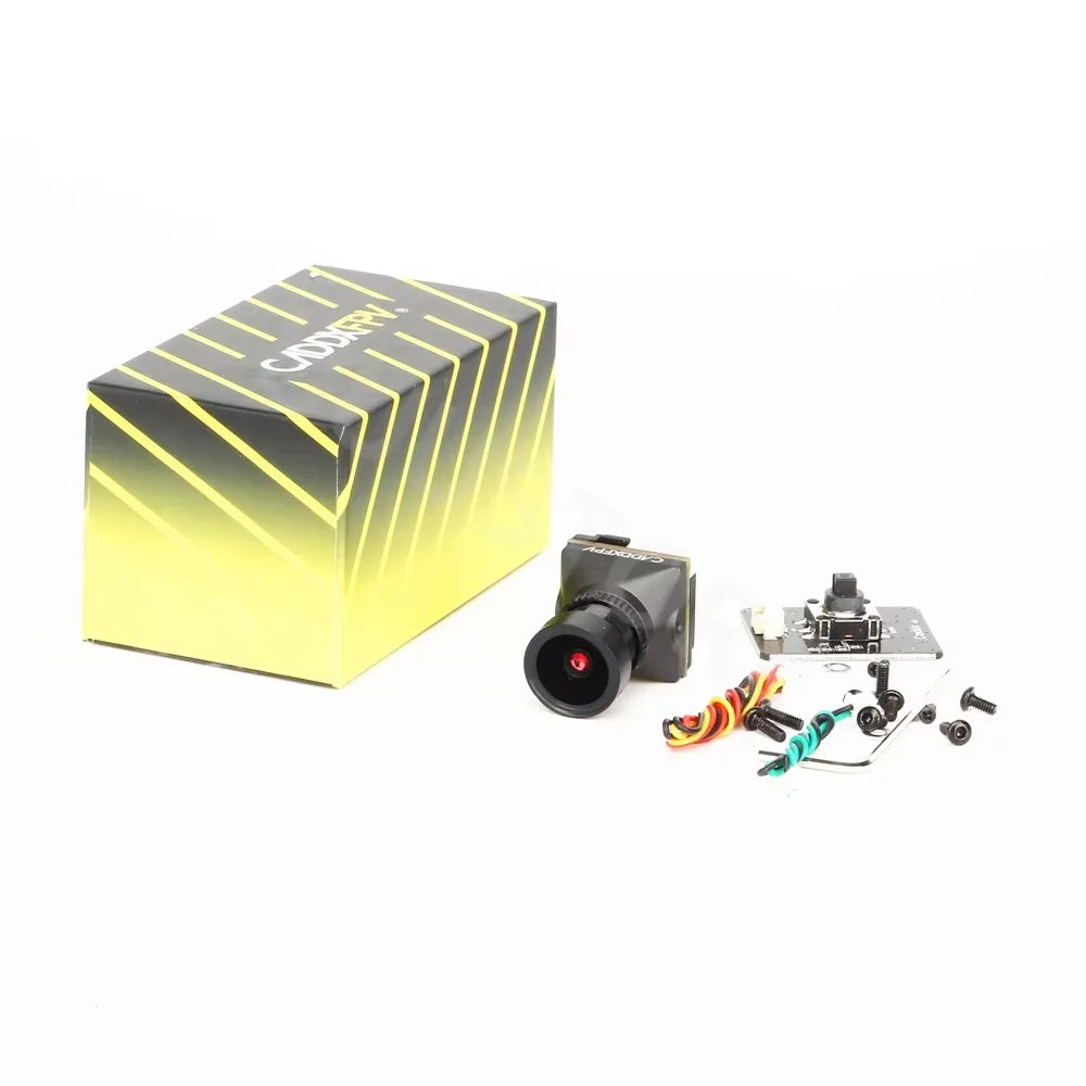 CADDX Ratel Pro FPV Camera Blacklight Analog Camera 1500tvl 16:9/4:3 NTSC/PAL FOV125° Night Camera For RC Freestyle Racing Drone