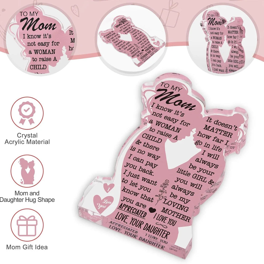 Mom Gifts from Daughter Gift for Mom, Mom Birthday Ideas Gift Cool Mother's Day Gifts from Daughter Best Mom Ever Gifts New Mom