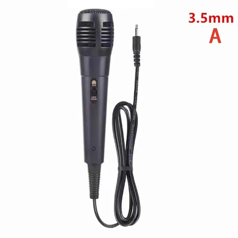 New Professional Dynamic Microphone Integrated Black Vocal Mic Portable Wired Karaoke Recording