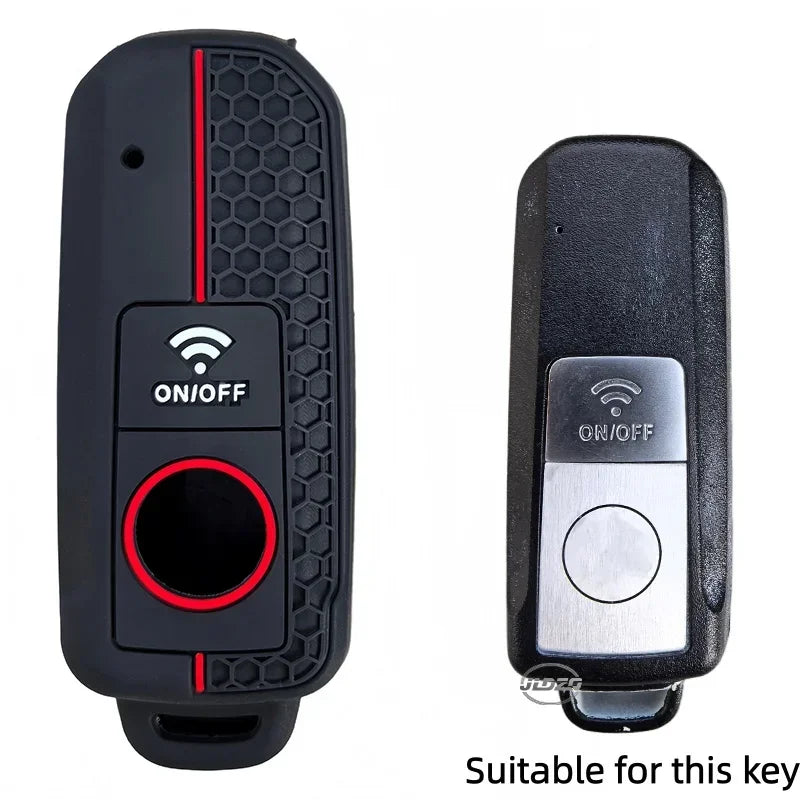 Silicone Remote Motorcycle Key Case For YAMAHA T-MAX TMAX530 TMAX560 2017-2023 Key Fob
