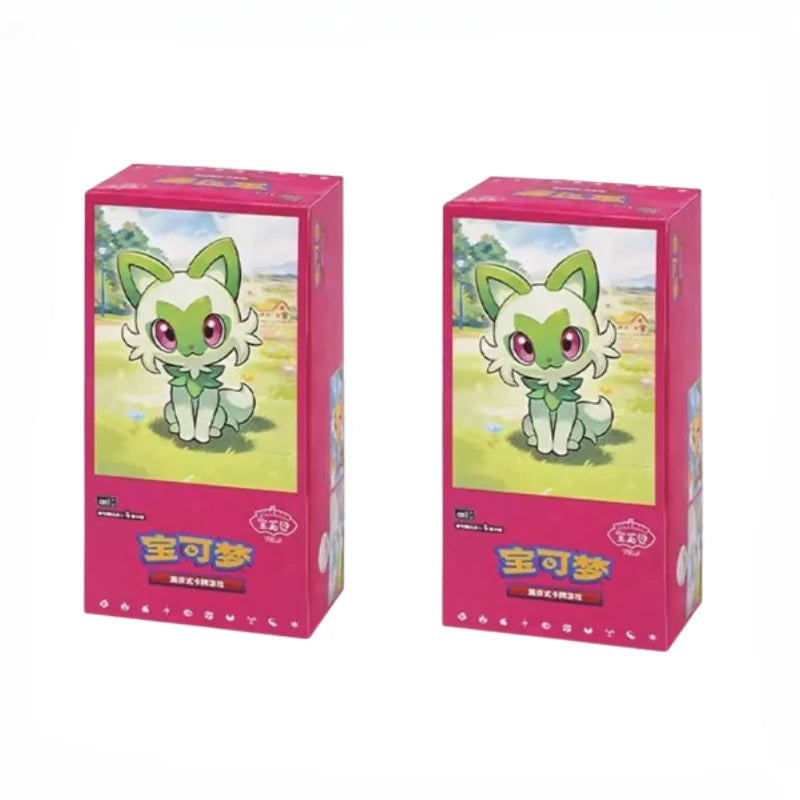 100%Original Pokemon Gem Pack Vol1 2 3 4 5 Cards Anime Pokemon PTCG Trading Gem Bag Cards Collected Toy Social Birthday Gift