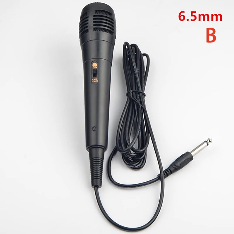 Professional Wired Dynamic Microphone Vocal Mic For Karaoke Recording 6.35mm/3.5mm Voice Tube Handheld Microphone KTV Microphone
