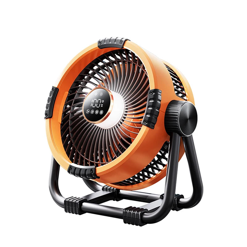Multifunctional 6 in 1 Outdoor Camping Fan 20000mAh Desktop Air Circulator Wireless Ceiling Electric Fan with Hook and LED Light
