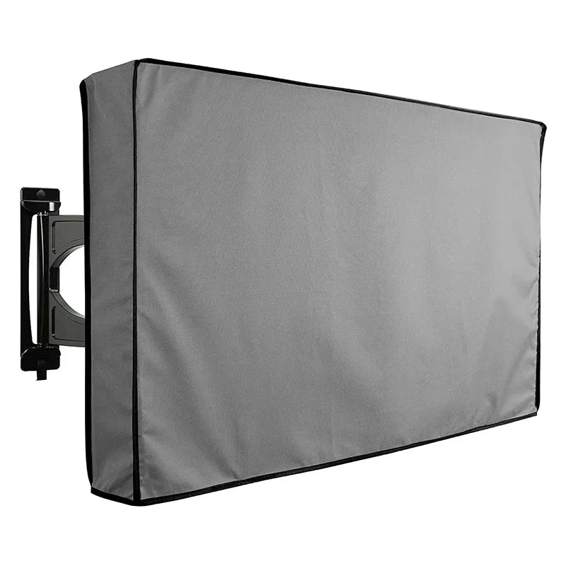 22" To 85" Outdoor TV Cover Protect TV Screen Weatherproof Dust-proof Cover High Duty Oxford 600D Black Grey Waterproof TV Box