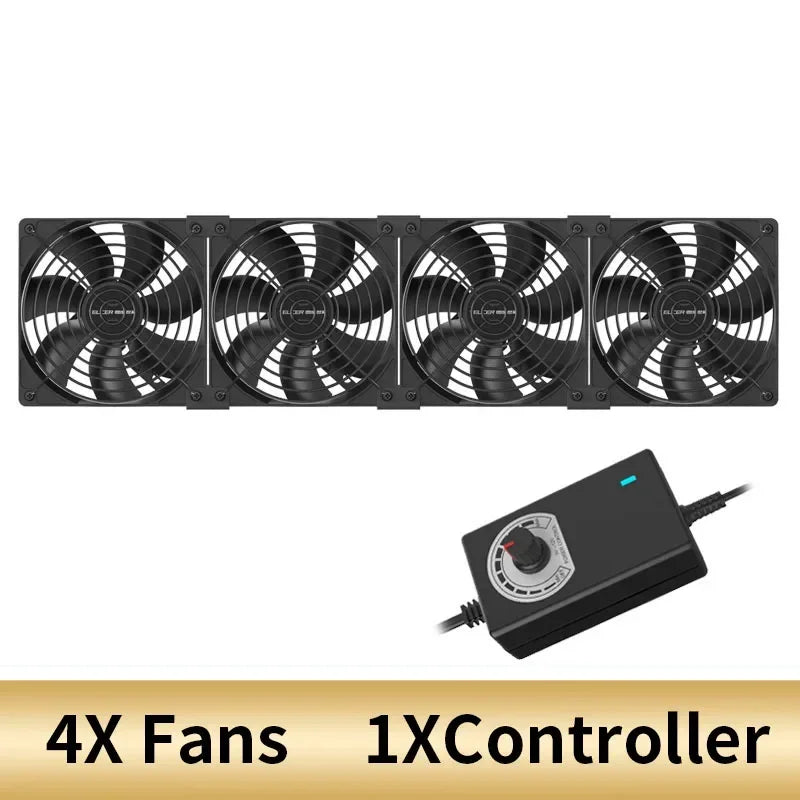 220V Multifunctional Exhaust Fan with Remote Control for Chassis Workstation Service Station Cooling Ventilation Fan