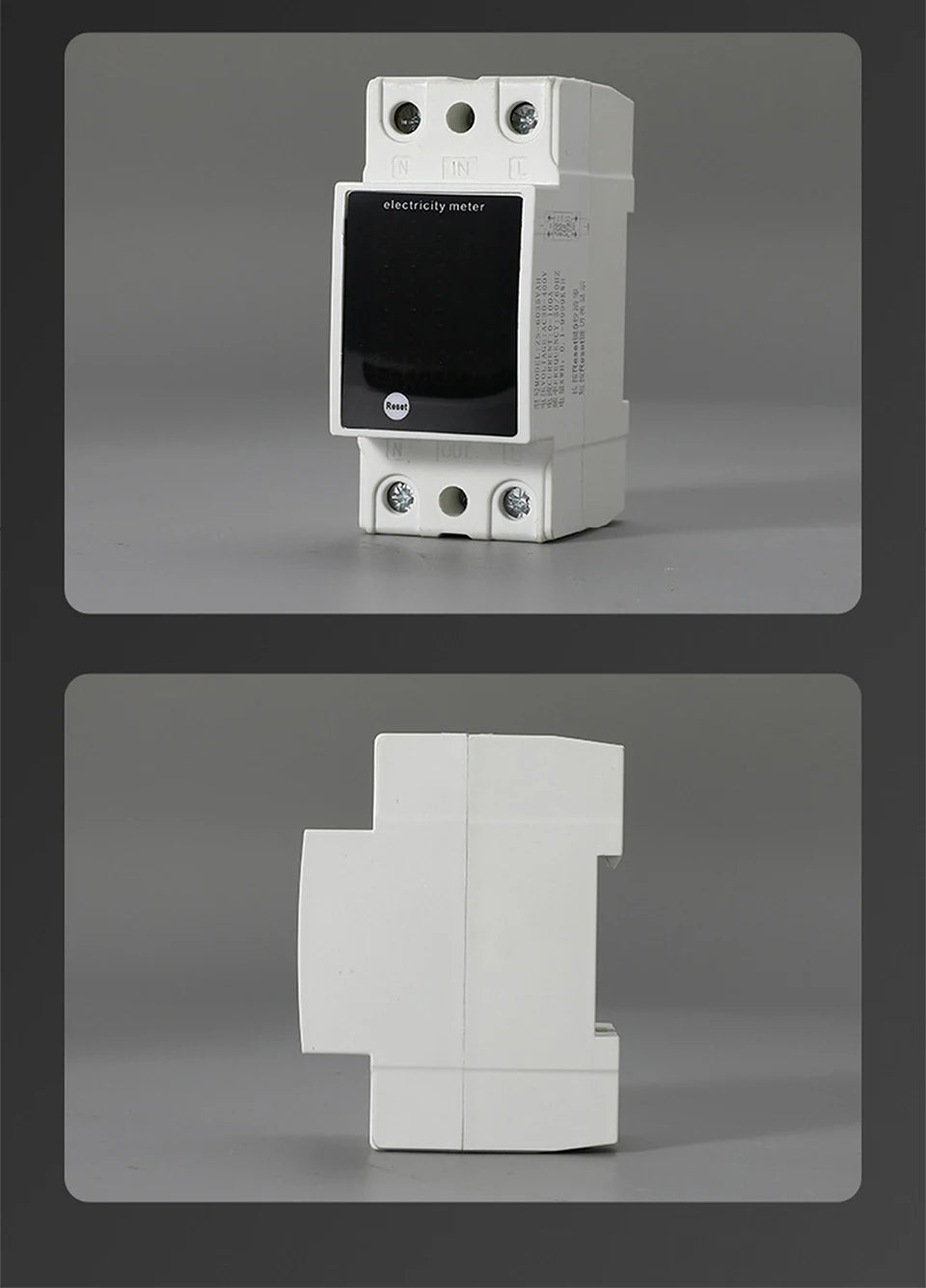 ZS-6035VAKW Digital Energy Meter Din Rail Electricity Usage Monitor AC30-400V Voltmeter Ammeter Watt Kwh Frequency Power Meter