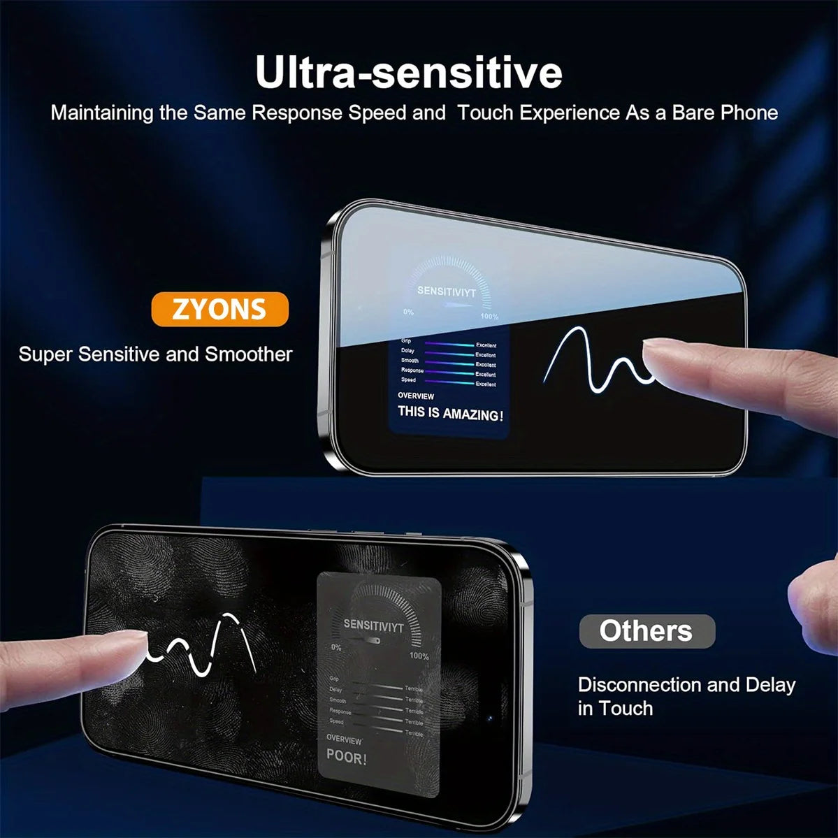 Tempered Glass 1-5Pcs for iPhone 17/16/15/14/13/12/11 Pro Max X/XS/XR/14/15/16/17 Plus - HD Screen Protector