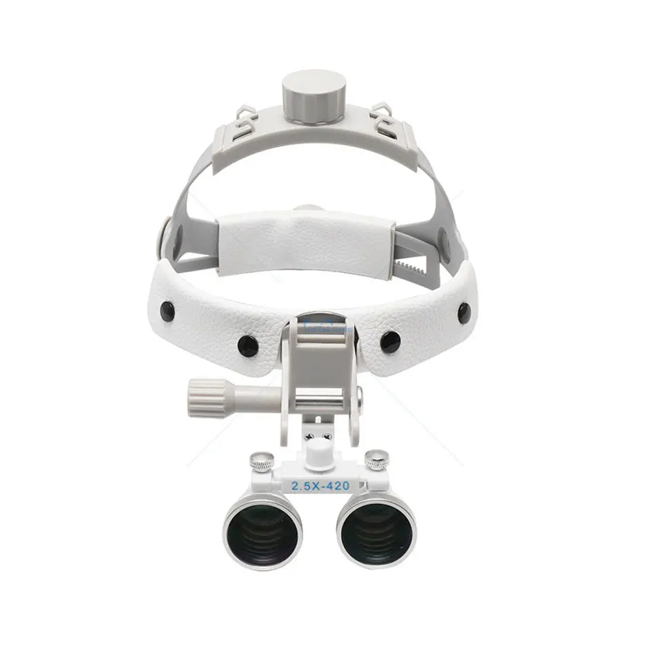 GISTARMED 2.5X/3.5X Dental LED Light Lamp Binocular 5W Adjustable Spotlight Headlamp For Surgical Headlight