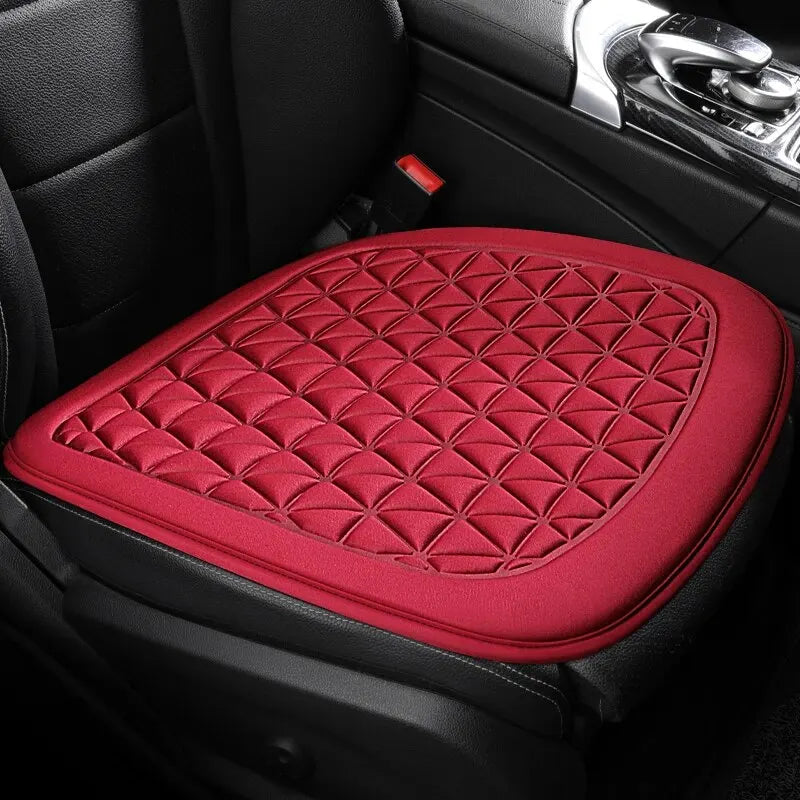 3D Suspended Car Seat Cushion with Embossed Pattern,Separate Bottom Seat Cushion and Back Cushion Fit for Most Cars