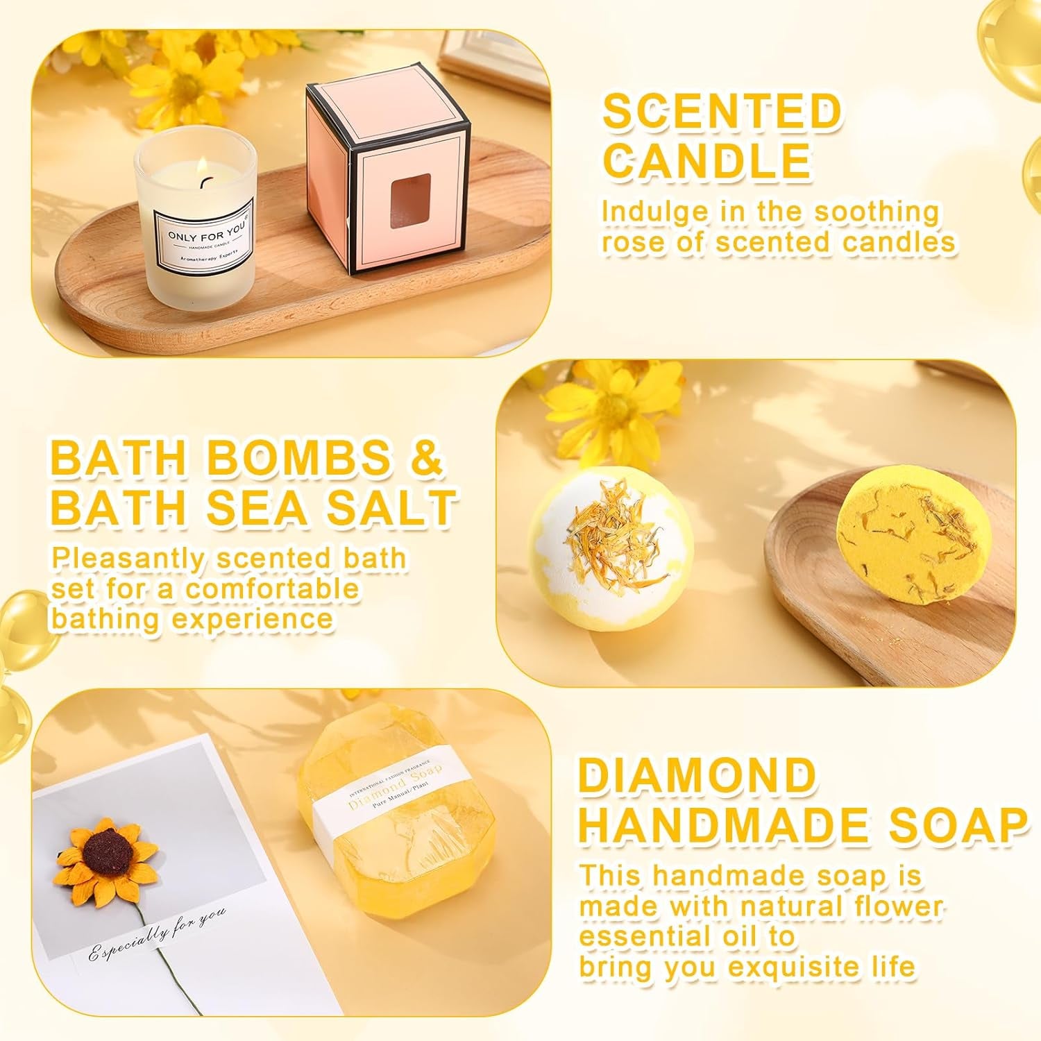Nuogo 13 Pcs Birthday Gifts for Women Spa Basket Set for Women Mother'S Day Gifts Mirrors Socks Steamers Jewelry Case Bath Robe Mom Nurse Girlfriend Wife