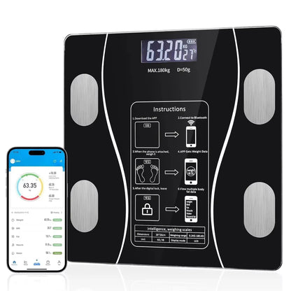 Electronic Scale Weight Scale Body Fat Scale Household Accurate Small Body Scale Electronic Scale Intelligent Body Fat Scale
