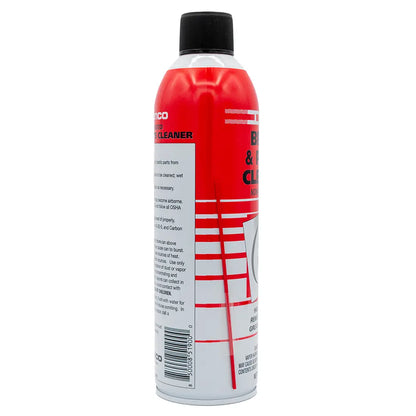 Denco #1930 Brake & Parts Cleaner Non-Chlorinated 13 Oz Cans 12 Pack High Power Spray Cleaner for ABS Calipers Pads Rotors