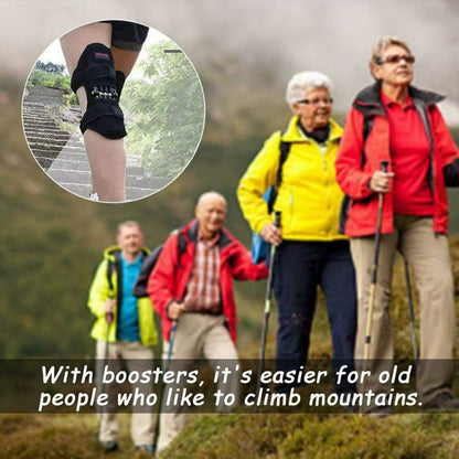 1PC Joint Support Knee Pads Breathable Non-Slip Lift Knee Booster Pain Relief for Knee Power Spring Force Stabilizer Leg Protect