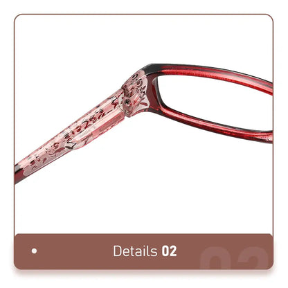 5Pcs Reading Glasses Women Blue Light Blocking Designer Computer Square Reader Spring Hinge Eyewear Lens Fashion Glasses