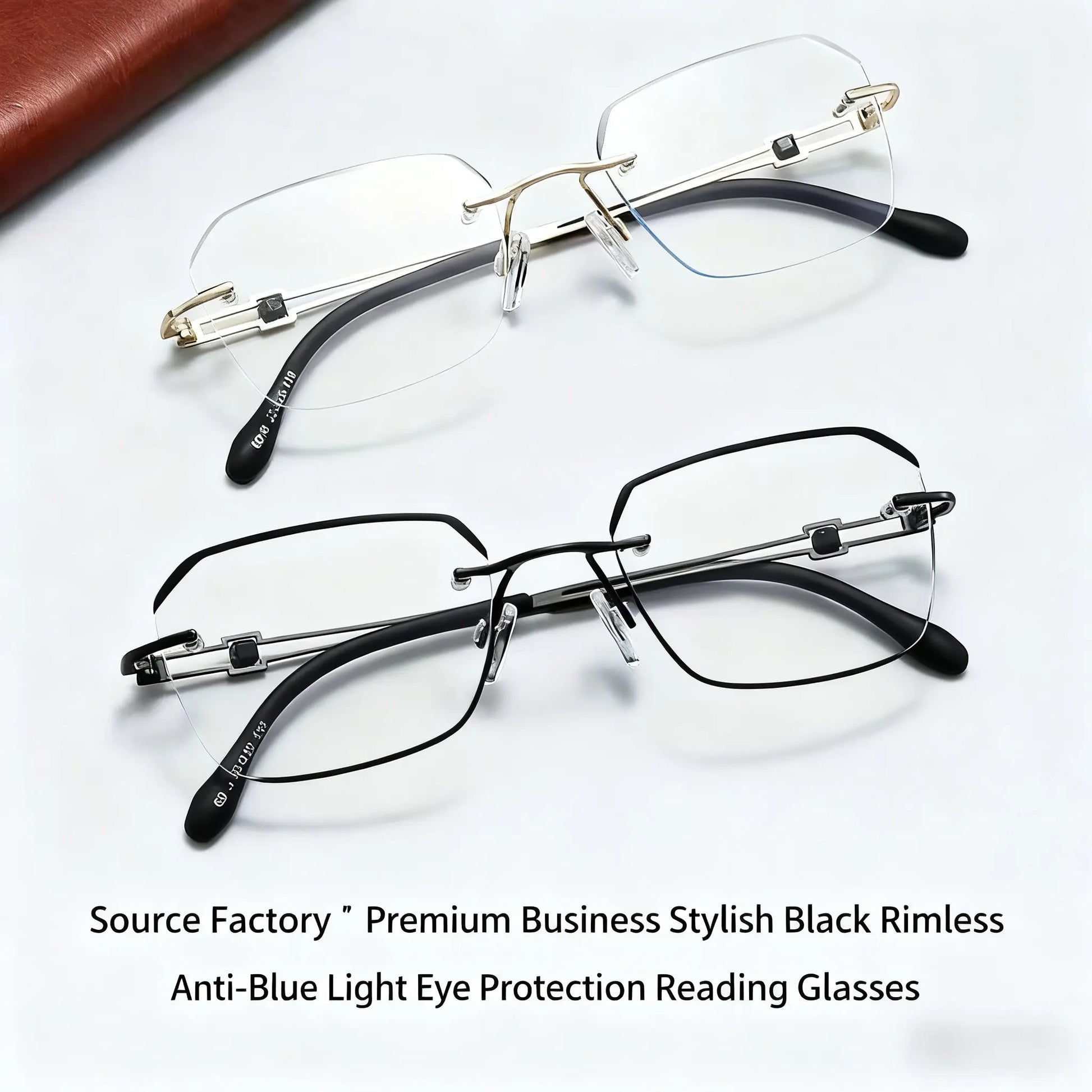 High-Definition Blue Light Blocking Reading Glasses, Anti-Blue Protection for Computer TV and Reading, Comfortable Wear with Soft Silicone Nose Pads