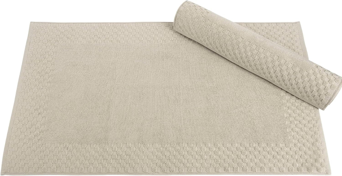 Classic Turkish Towels CTT - Luxury 6 Piece Towel Set, 100% Turkish Cotton, Quick Drying, Highly Absorbent & Comfy, Includes 2 Bath Towels, 2 Hand Towels & 2 Washcloths | (White)