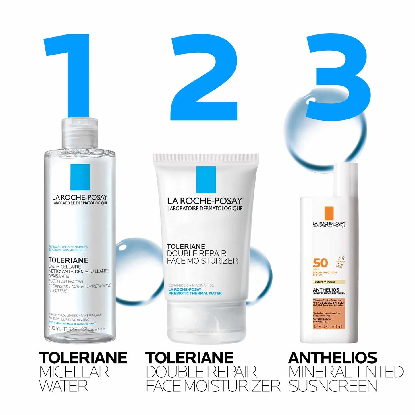 Toleriane Micellar Cleansing Water Makeup Remover for Sensitive Skin, 13.52 Fl Oz