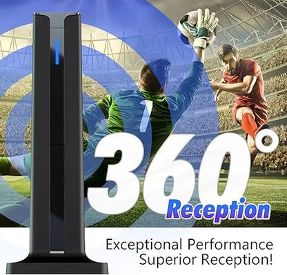 TV Antenna Digital HD Antenna 1080P 4K Ultra HD Indoor Long Range High-Quality Signal for Home Entertainment Full HD NBC ABC HSN