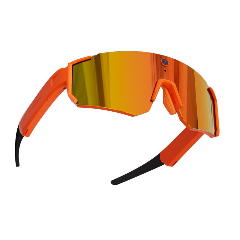 AI Smart Sports Camera Glasses: 2K Video/Photo + 260Mah Long Battery + HD Calls | Waterproof for Cycling/Skiing/Hiking | Perfect for New Year’S Long Weekend Getaways
