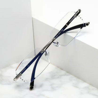 High-Definition Blue Light Blocking Reading Glasses, Anti-Blue Protection for Computer TV and Reading, Comfortable Wear with Soft Silicone Nose Pads