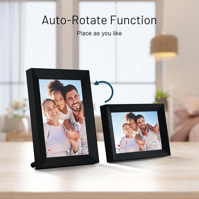 10.1" Wifi Digital Photo Frame with Touch Screen & 32GB Storage - Smart Display for Your Favorite Memories
