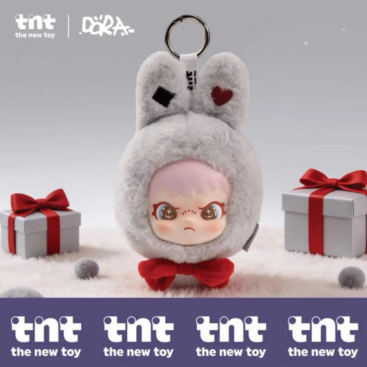 【Tntspace】Dora Moonlit Starlight Series Vinyl & Plush Keychain Blind Box | Mystery Collectible
