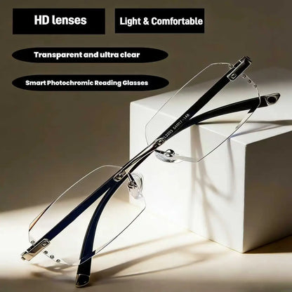 High-Definition Blue Light Blocking Reading Glasses, Anti-Blue Protection for Computer TV and Reading, Comfortable Wear with Soft Silicone Nose Pads
