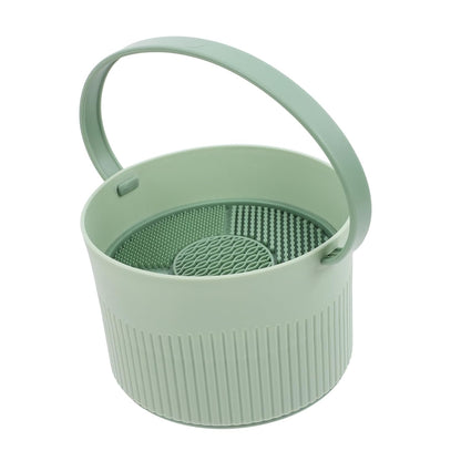 Minkissy Cosmetic Brush Cleaner Makeup Brush Cleaning Bowl Multi-Functional Cleaning Tool for Women