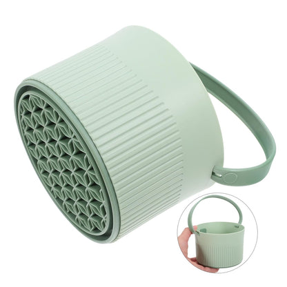 Minkissy Cosmetic Brush Cleaner Makeup Brush Cleaning Bowl Multi-Functional Cleaning Tool for Women