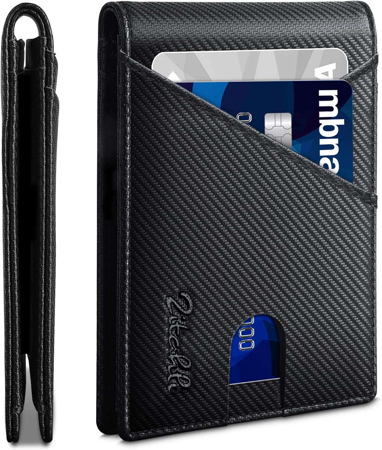 Zitahli Bifold Wallets for Men - Slim RFID Leather Credit Card Holder for 6-11 Cards, Minimalist Thin Wallet with ID Window & Cash Slot,Front Pockt Carteras Para Hombres, Birthday Gifts for Men | Slim