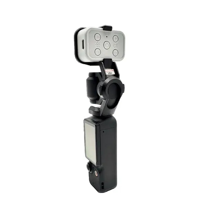 Zacuto- Osmo Pocket 3 Fill Clip on Light for Content Creators, Vloggers, Travel Videography and More.