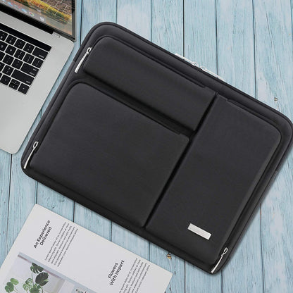 Lacdo 360° Protective Laptop Sleeve Case for 14 Inch HP Chromebook 14 / X360 14A / HP Stream 14, Acer Swift / Chromebook 314, 14" Ideapad Chromebook S330 ASUS Dell Portable Laptop Computer Bag, Black