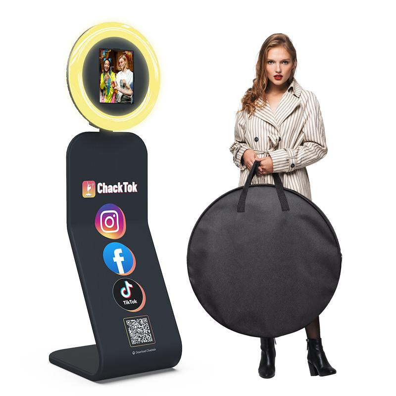 MWE Portable Photo Booth Compatible with Any Ipad, for Ipad Photo Booth Shell Stand Photo Booth Software for Party and Wedding