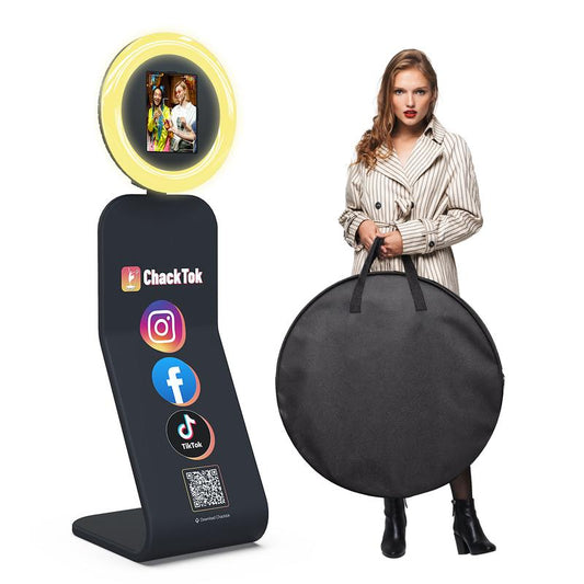 MWE Portable Photo Booth Compatible with Any Ipad, for Ipad Photo Booth Shell Stand Photo Booth Software for Party and Wedding