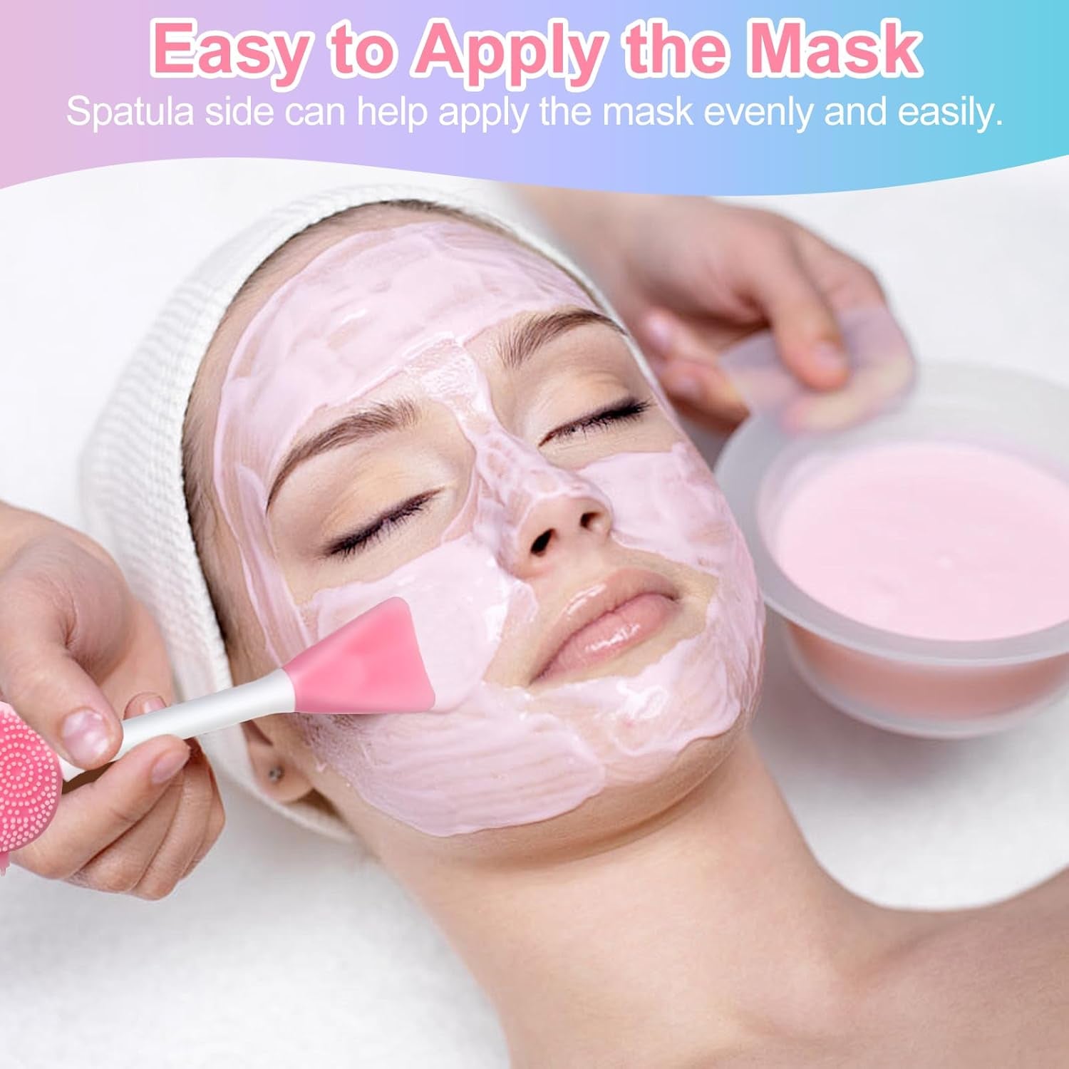 MUIIGOOD Silicone Face Scrubber Face Mask Brush Exfoliating Lip Cleansing Facial Cleansing/Wash Brush Exfoliator Blackhead Skin Care Tool Makeup Removes Dead & Dry Skin for Women Grils Men