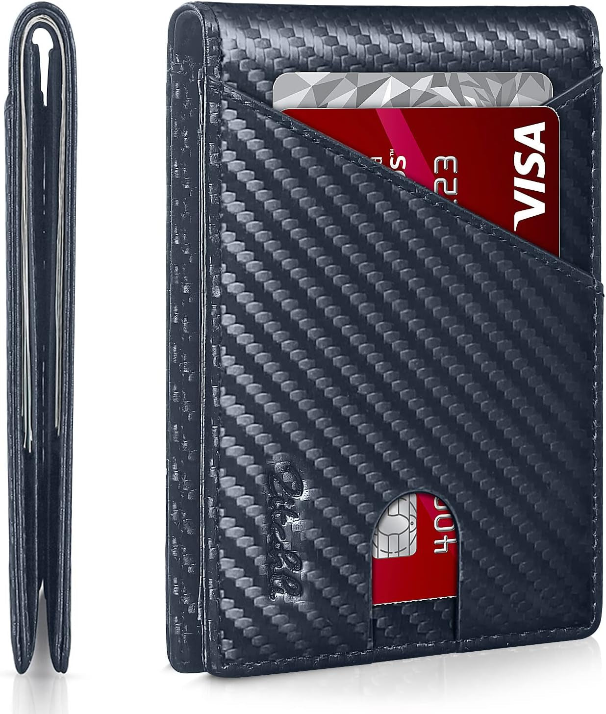 Zitahli Bifold Wallets for Men - Slim RFID Leather Credit Card Holder for 6-11 Cards, Minimalist Thin Wallet with ID Window & Cash Slot,Front Pockt Carteras Para Hombres, Birthday Gifts for Men | Slim