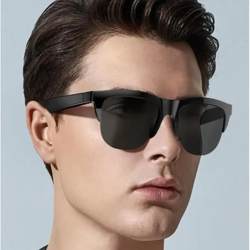 【2026】Polarized Bluetooth Smart Glasses with Mic & Speakers,Hd Calling,5-Hr Battery,Athletic/Outdoor UV Protection Unisex, Summer,Waterproof, Smart Summer Gear