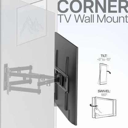 Corner Wall Mount for 32" to 70" Tvs